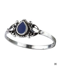 Silberring 'Blue Drop' - vergleichen und g&uuml;nstig kaufen